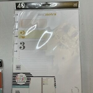 The Happy Planner Everyday‎ Happy Notes Large Refill Pages 40sheets